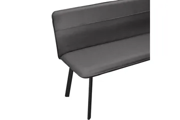 Matbänk Taylor Antracit - Antracit - Möbler - Fåtölj & stolar - Sittbänk - Bänk med ryggstöd