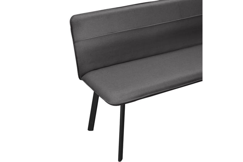 Matbänk Taylor Antracit - Antracit - Möbler - Fåtölj & stolar - Sittbänk - Bänk med ryggstöd