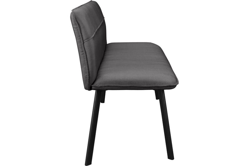 Matbänk Taylor Antracit - Antracit - Möbler - Fåtölj & stolar - Sittbänk - Bänk med ryggstöd