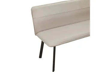 Matbänk Taylor Kräm - Kräm - Möbler - Fåtölj & stolar - Sittbänk - Bänk med ryggstöd