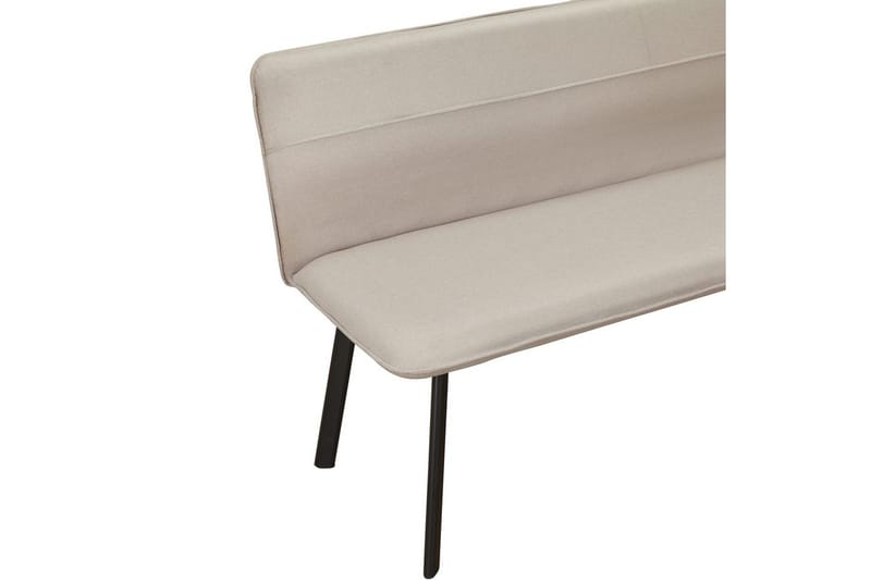Matbänk Taylor Kräm - Kräm - Möbler - Fåtölj & stolar - Sittbänk - Bänk med ryggstöd