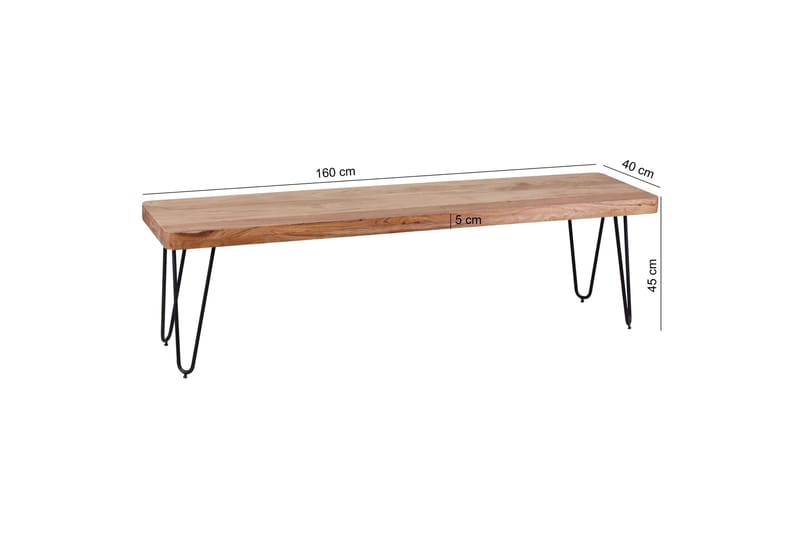 Meleana Sittbänk - Brun - Möbler - Fåtölj & stolar - Sittbänk