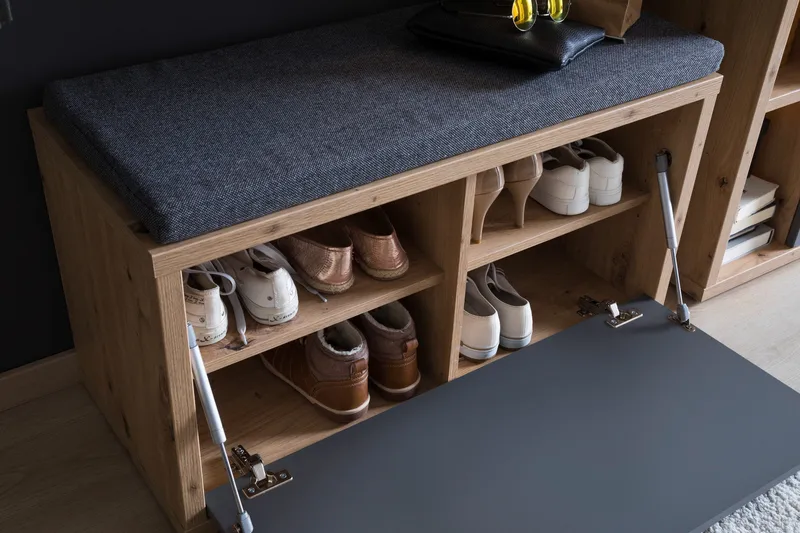 Nacimento Sittbänk 86 cm - Grå/Natur - Möbler - Fåtölj & stolar - Sittbänk