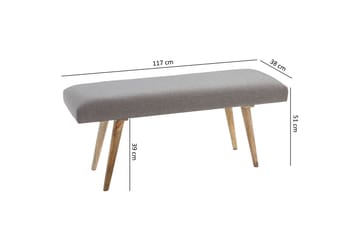 Peotter Sittbänk - Grå - Möbler - Fåtölj & stolar - Sittbänk