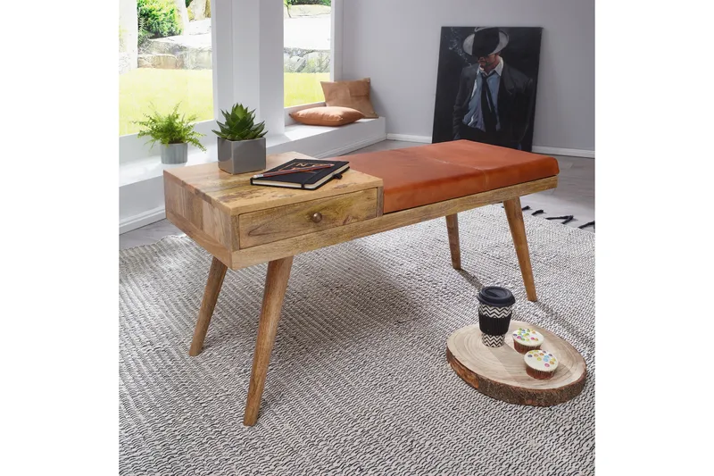 Peotter Sittbänk - Trä/natur - Möbler - Fåtölj & stolar - Sittbänk - Sittbänk med förvaring