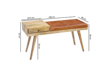 Peotter Sittbänk - Trä/natur - Möbler - Fåtölj & stolar - Sittbänk - Sittbänk med förvaring