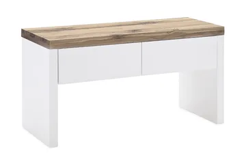 Romina Sittbänk med förvaring - Vit/Trä/Natur - Möbler - Fåtölj & stolar - Sittbänk - Sittbänk med förvaring