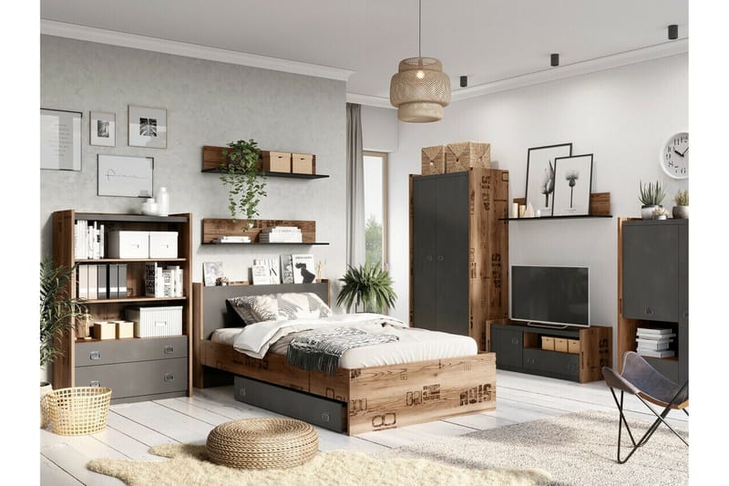 Rathmore Sängkista 140 cm - Grå - Möbler - Fåtölj & stolar - Sittbänk - Sängbänk