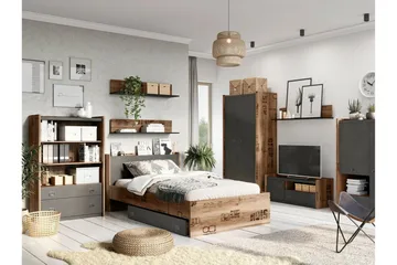 Rathmore Sängkista 140 cm - Grå - Möbler - Fåtölj & stolar - Sittbänk - Sängbänk