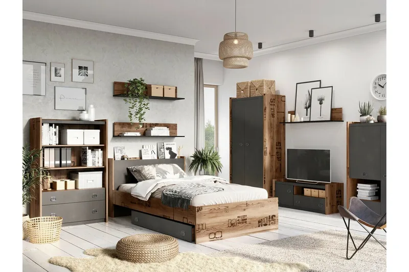 Rathmore Sängkista 140 cm - Grå - Möbler - Fåtölj & stolar - Sittbänk - Sängbänk