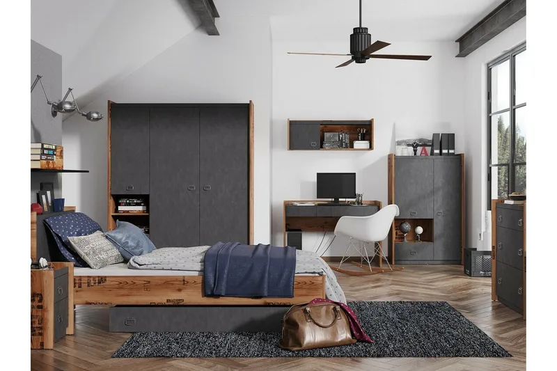 Rathmore Sängkista 140 cm - Grå - Möbler - Fåtölj & stolar - Sittbänk - Sängbänk