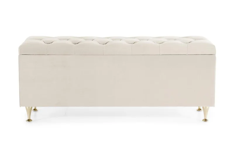 Royal Velvet Sängkista - Beige - Möbler - Säng - Sängtillbehör & sänggavel - Sängförvaring