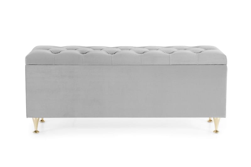Royal Velvet Sängkista - Ljusgrå - Möbler - Säng - Sängtillbehör & sänggavel - Sängförvaring