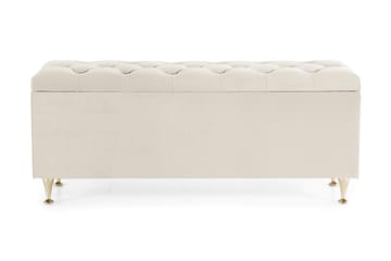 Sängkista Torsö Beige Sammet - Möbler - Fåtölj & stolar - Sittbänk - Sängbänk