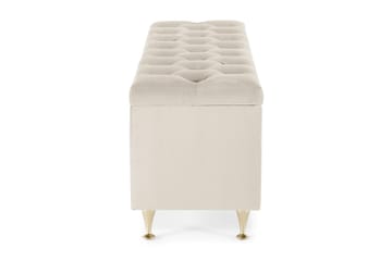 Sängkista Torsö Beige Sammet - Möbler - Fåtölj & stolar - Sittbänk - Sängbänk