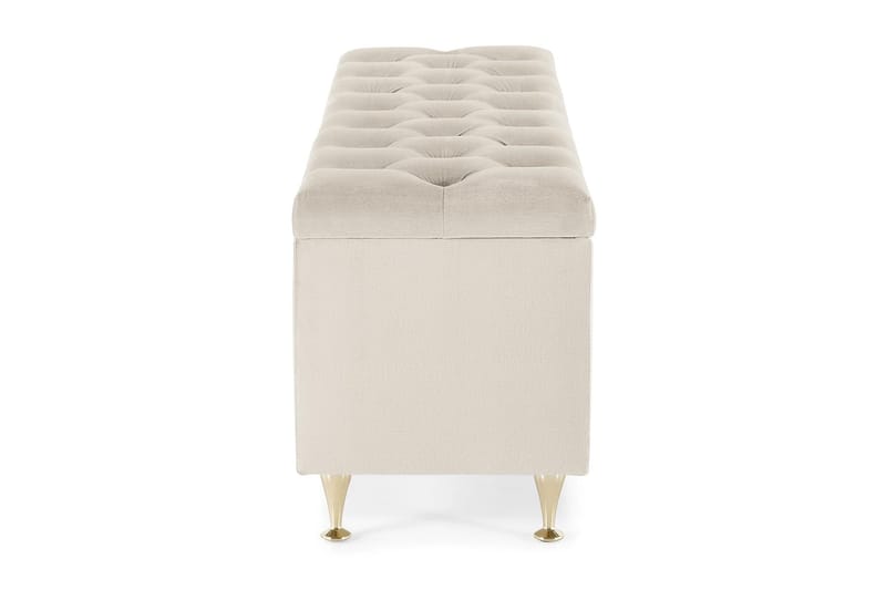 Sängkista Torsö Beige Sammet - Möbler - Fåtölj & stolar - Sittbänk - Sängbänk