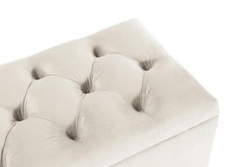 Sängkista Torsö Beige Sammet - Möbler - Fåtölj & stolar - Sittbänk - Sängbänk