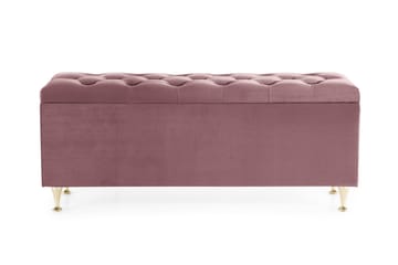 Sängkista Torsö Rosa Sammet - Rosa - Möbler - Fåtölj & stolar - Sittbänk - Sängbänk
