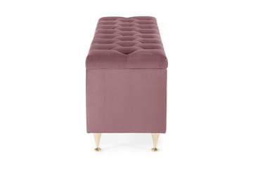 Sängkista Torsö Rosa Sammet - Rosa - Möbler - Fåtölj & stolar - Sittbänk - Sängbänk