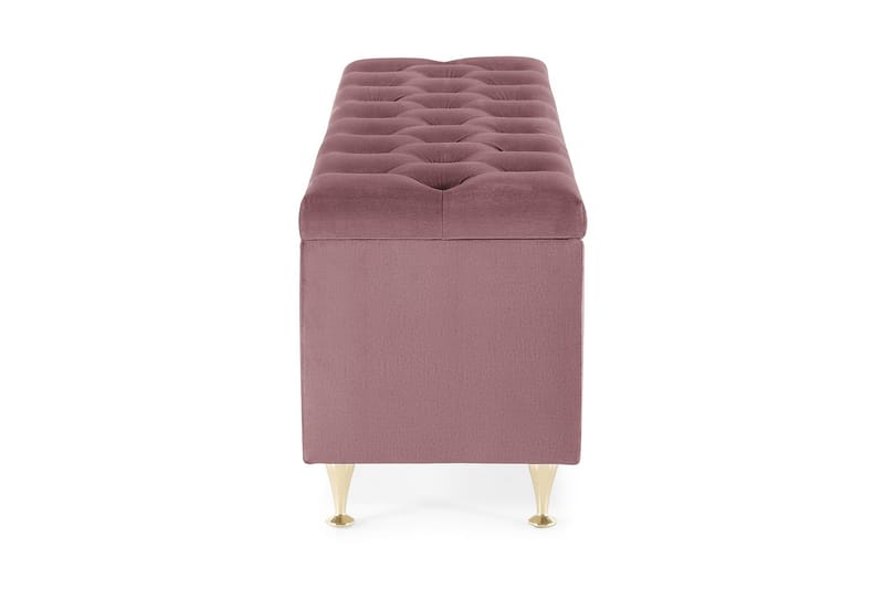 Sängkista Torsö Rosa Sammet - Rosa - Möbler - Fåtölj & stolar - Sittbänk - Sängbänk