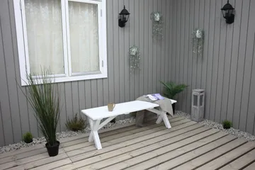 Scottsdale Sittbänk 140 cm Vit - KWA - Möbler - Fåtölj & stolar - Sittbänk