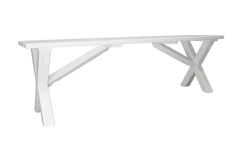 Scottsdale Sittbänk 140 cm Vit - KWA - Möbler - Fåtölj & stolar - Sittbänk