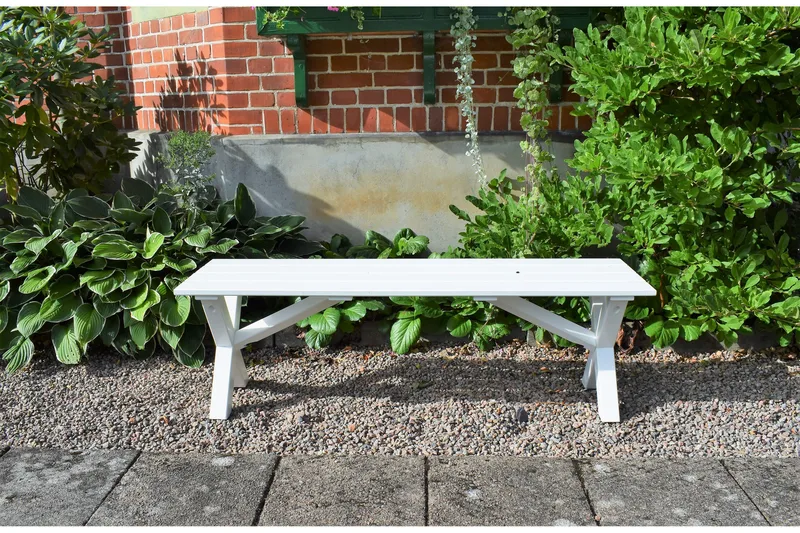Scottsdale Sittbänk 140 cm Vit - KWA - Möbler - Fåtölj & stolar - Sittbänk