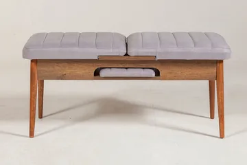 Shundrea Bänk 51 cm - Valnöt - Möbler - Fåtölj & stolar - Sittbänk