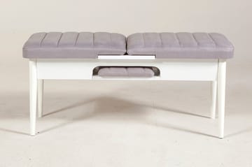 Shundrea Bänk 51 cm - Vit - Möbler - Fåtölj & stolar - Sittbänk