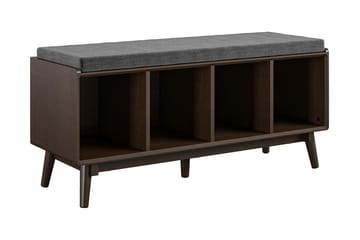 Sittbänk Brittany 118 cm Brun - Novogratz - Möbler - Fåtölj & stolar - Sittbänk