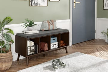 Sittbänk Brittany 118 cm Brun - Novogratz - Möbler - Fåtölj & stolar - Sittbänk