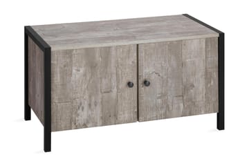 Sittbänk Canford 80 cm - Grå|Svart - Möbler - Fåtölj & stolar - Sittbänk - Sittbänk med förvaring