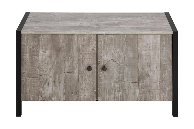 Sittbänk Canford 80 cm - Grå|Svart - Möbler - Fåtölj & stolar - Sittbänk - Sittbänk med förvaring