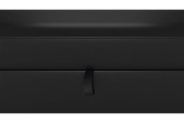 Sittbänk Hartford 130 cm Konstläer/Svart - Dorel Home - Möbler - Fåtölj & stolar - Sittbänk - Sittbänk med förvaring