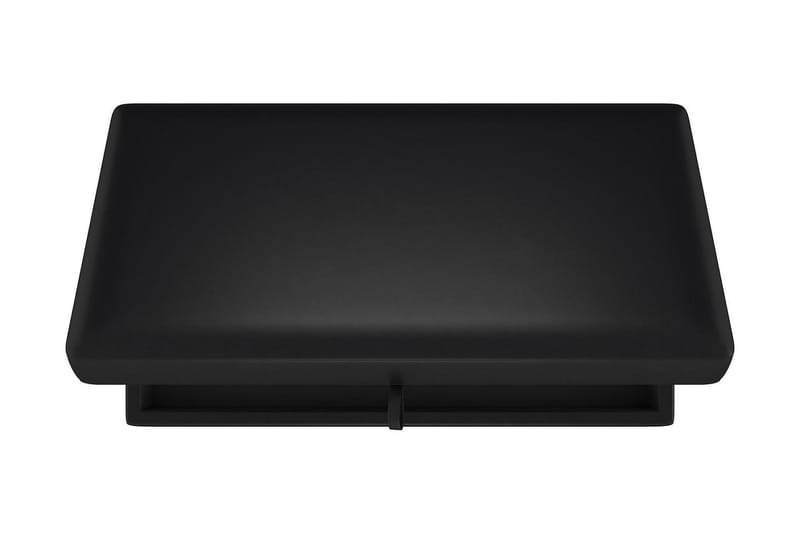 Sittbänk Hartford 130 cm Konstläer/Svart - Dorel Home - Möbler - Fåtölj & stolar - Sittbänk - Sittbänk med förvaring