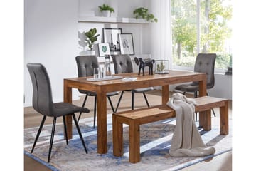 Sittbänk Hippen - Brun - Möbler - Fåtölj & stolar - Sittbänk