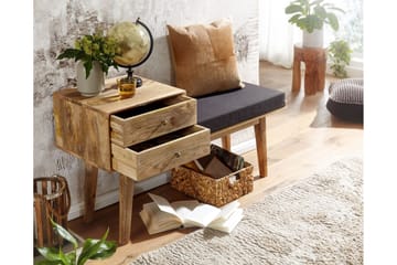Sittbänk Kolanda 120 cm - Brun - Möbler - Fåtölj & stolar - Sittbänk - Sittbänk med förvaring