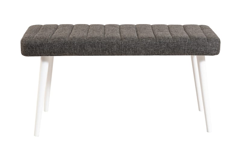 Sittbänk Melderi - Vit/Antracit - Möbler - Fåtölj & stolar - Sittbänk