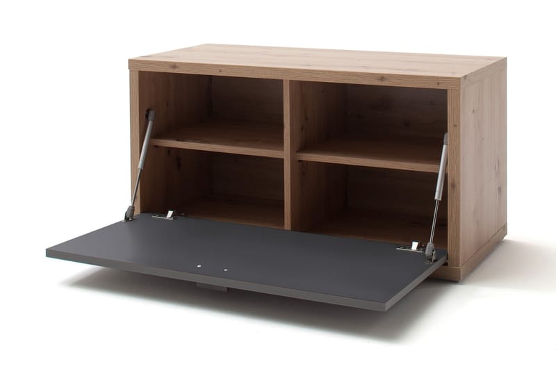 Sittbänk Morrols 86 cm - Grå/Natur - Möbler - Fåtölj & stolar - Sittbänk - Sittbänk med förvaring