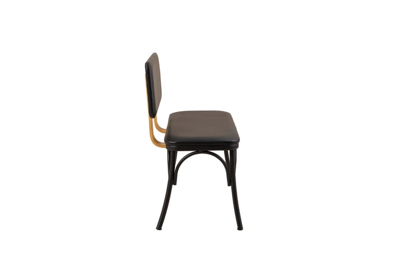 Sittbänk Oliver 100x41 cm Svart - Hanah Home - Möbler - Fåtölj & stolar - Sittbänk - Bänk med ryggstöd