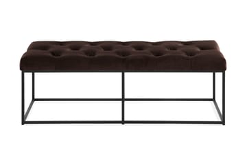 Sittbänk Rebeca 120 cm Djuphäftad - Brun - Möbler - Fåtölj & stolar - Sittbänk