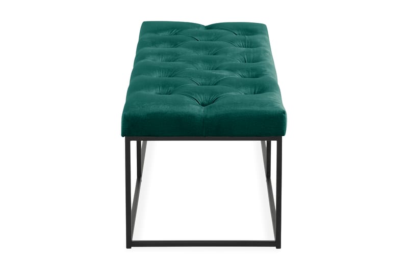Sittbänk Rebeca 120 cm Djuphäftad - Grön - Möbler - Fåtölj & stolar - Sittbänk