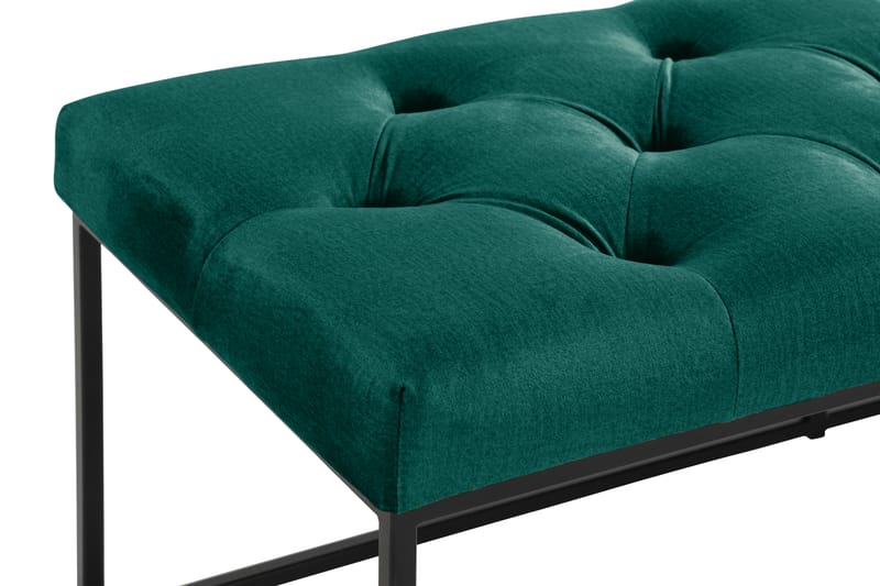 Sittbänk Rebeca 120 cm Djuphäftad - Grön - Möbler - Fåtölj & stolar - Sittbänk