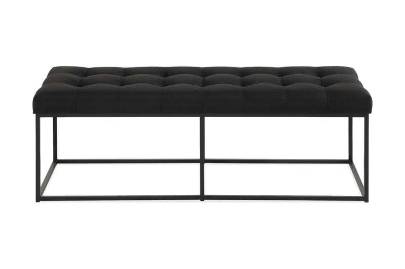Sittbänk Rebeca 120 cm Rutig - Svart - Sittbänk - Hallbänk Sittbänk Rebeca 120 cm Rutig - Svart - Sittbänk - Hallbänk