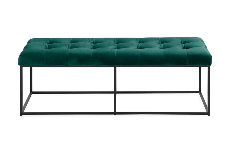 Sittbänk Rebeca 120 cm Square - Grön - Möbler - Fåtölj & stolar - Sittbänk