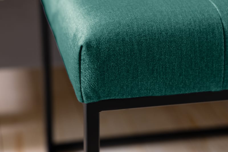Sittbänk Rebeca 120 cm Square - Grön - Möbler - Fåtölj & stolar - Sittbänk