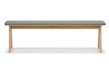 Sittbänk Skagana 120 cm Massiv Ek - Brun - Möbler - Fåtölj & stolar - Sittbänk