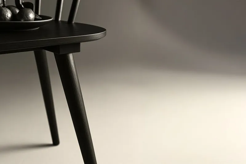 Soffbänk Bobby 120 cm i Trä - Svart - Möbler - Fåtölj & stolar - Sittbänk - Bänk med ryggstöd