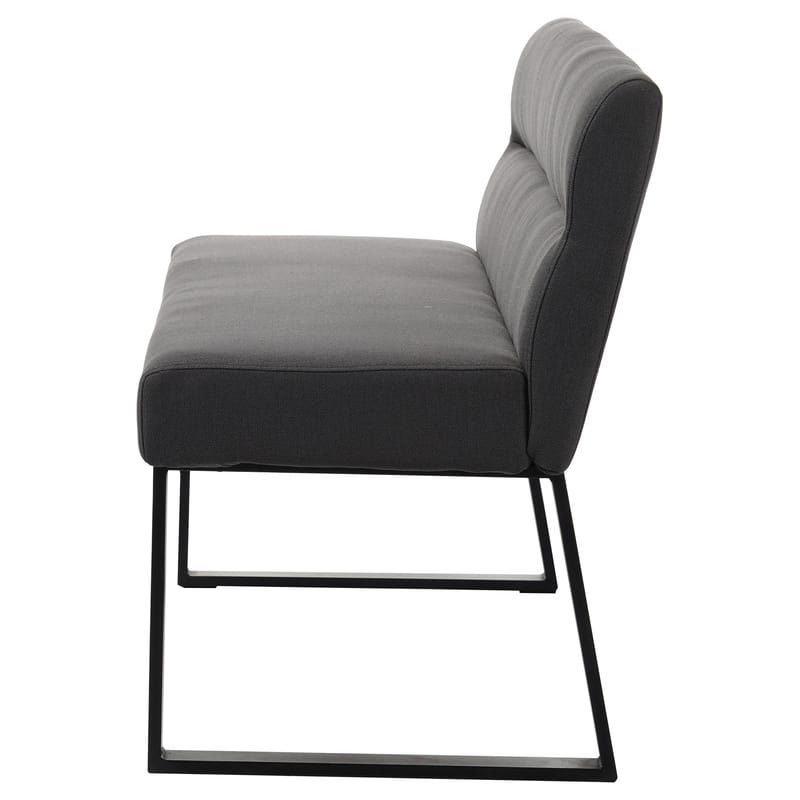 Stafford 2-sits Sittbänk med rygg - Antracit - Möbler - Fåtölj & stolar - Sittbänk - Bänk med ryggstöd