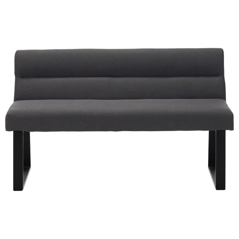 Stafford 2-sits Sittbänk med rygg - Antracit - Möbler - Fåtölj & stolar - Sittbänk - Bänk med ryggstöd